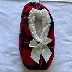 Xmas red slipper socks Small-medium